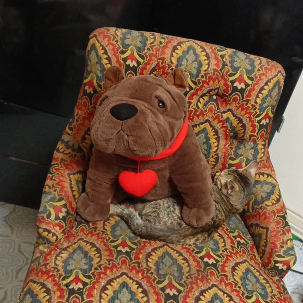 DAN DEE Wrinkle Bulldog Plush Stuffed Animal toy